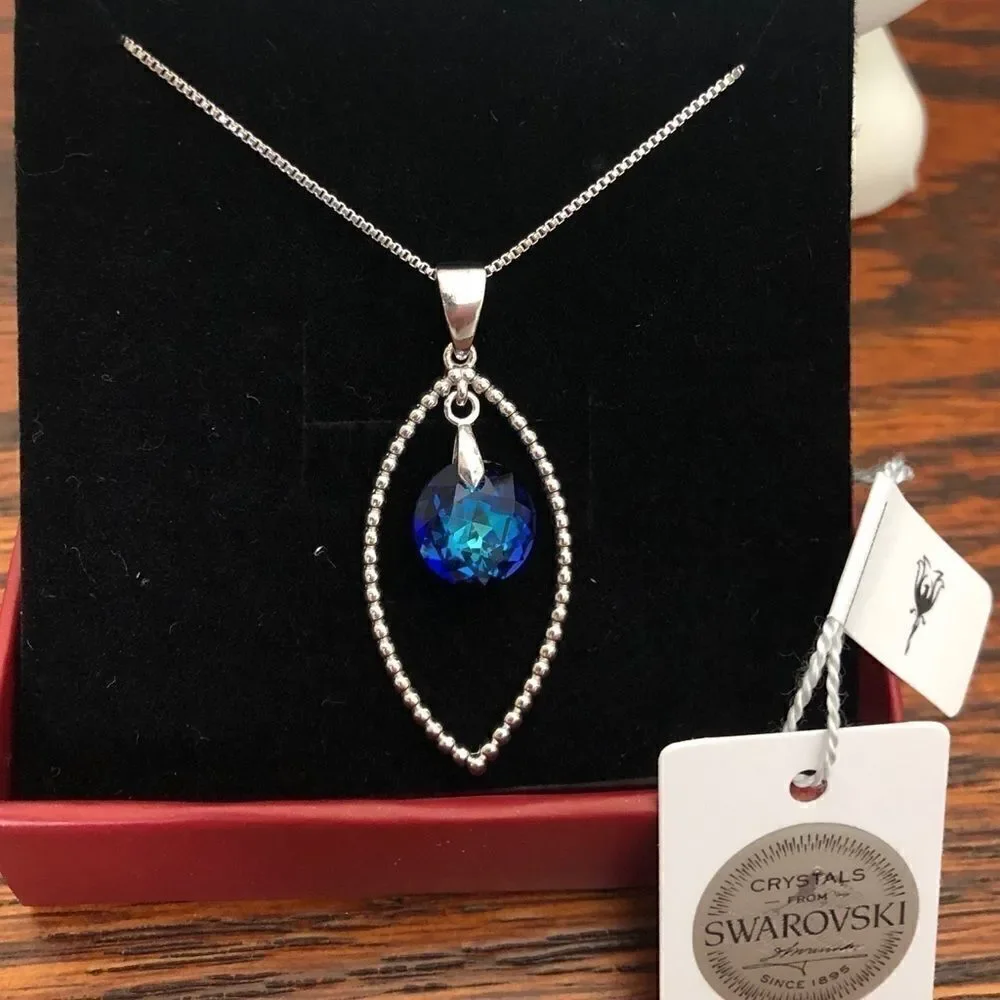 Swarovski crystals authentic White Rhodium